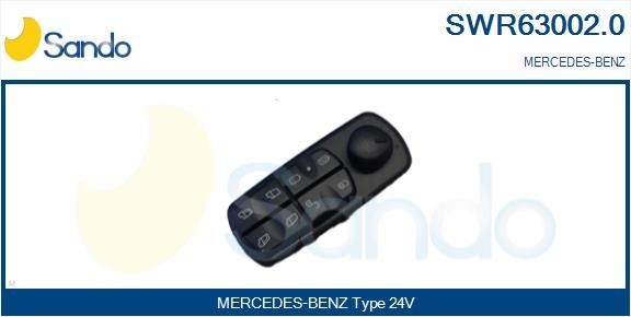 SANDO SWR63002.0 Switch, door lock system 004 545 59 13