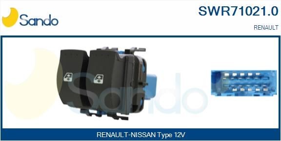 SANDO Driver side Switch, window regulator SWR71021.0 buy