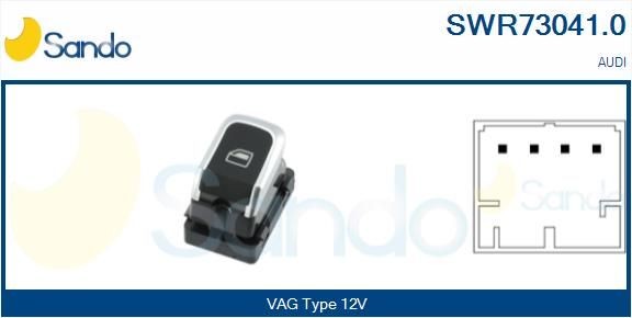 SANDO SWR730410 Electric window switch Audi A1 8x 1.4 TDI 90 hp Diesel 2015 price