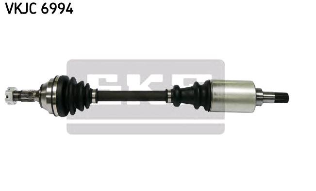 16333 MAPCO Drive Shaft Front Axle Left, for vehicles without ABS 