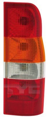 TYC 11-0042-01-2 Rear light Left, without bulb holder