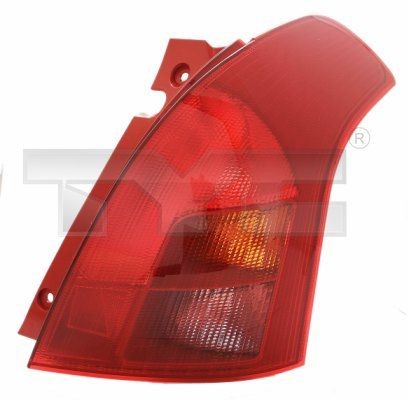 11-0803-01-2 TYC Tail lights SUZUKI Right, without bulb holder
