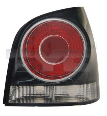 11-1115-21-2 TYC Tail lights VW Right, black, without bulb holder