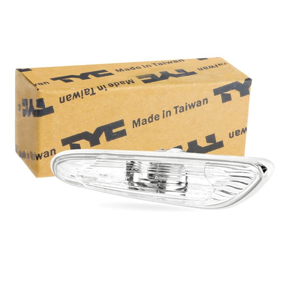 18-0400-21-9 TYC Side indicators LEXUS Crystal clear, lateral installation, without bulb holder