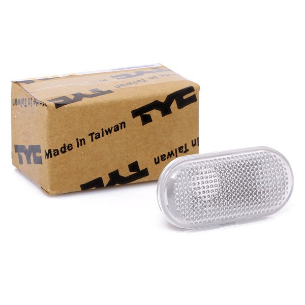 TYC 18-0529-01-2 Side indicator white, lateral installation, without bulb holder