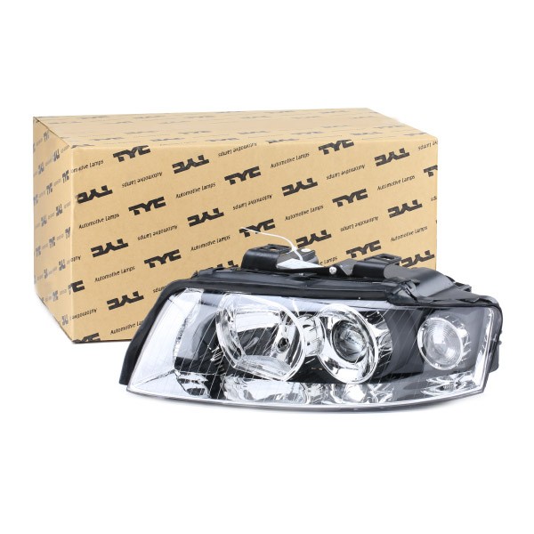 TYC 20-0008-05-2 Headlight Left, H7/H7, without electric motor, with bulb holder
