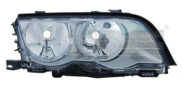 TYC 20-0011-11-2 Headlight Right, H7/H7, for right-hand traffic, with electric motor