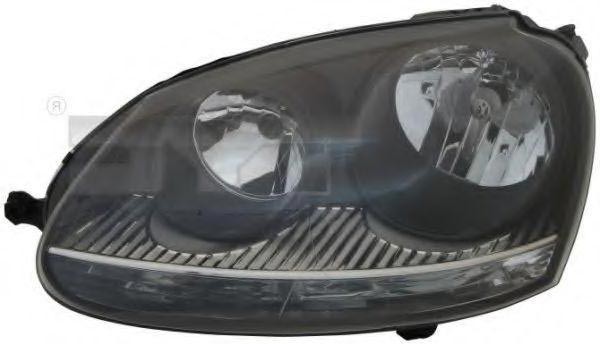 TYC Headlight 20-0318-35-2 Volkswagen GOLF 2008