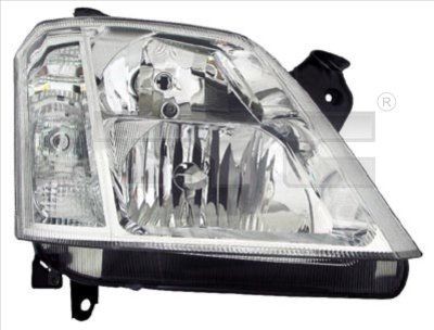 TYC 20-0337-05-2 Headlight Right, H7, H1, with bulb holder, without electric motor