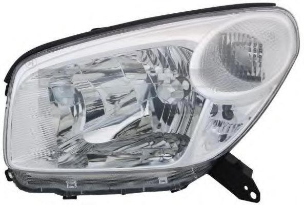 TYC 20-0378-05-2 Headlight Left, H4, for right-hand traffic, without electric motor