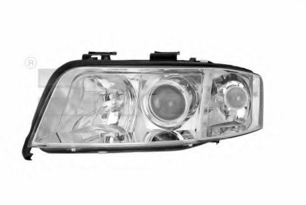 TYC 20-0406-05-2 Headlight Left, H7/H7, for right-hand traffic, without electric motor