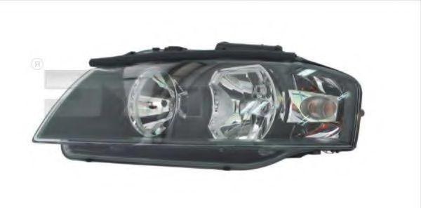 TYC 20-0458-05-2 Headlight Left, H7/H7, with electric motor, with bulb holder