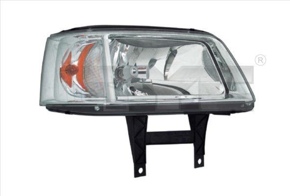 TYC 20-0467-05-2 Headlight Right, H4, for right-hand traffic, with electric motor, with bulb holder