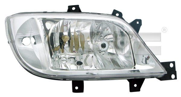 TYC 20-0525-05-2 Headlight Right, H7, H3, with bulb holder, without electric motor