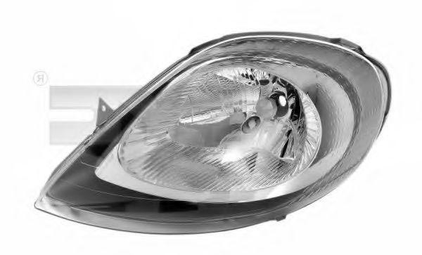 TYC 20-0666-05-2 Headlight Left, H4, for right-hand traffic, without electric motor