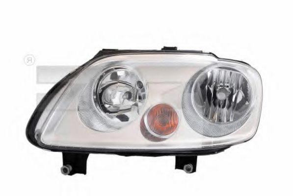 TYC 20-0760-05-2 Headlight Left, H7, H1, for right-hand traffic, with electric motor