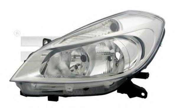 TYC 20-0794-05-2 Headlight Left, H7/H7, for right-hand traffic, with electric motor