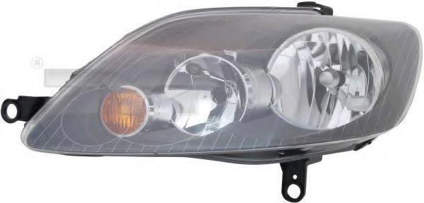 TYC 20-0846-05-2 Headlight Left, H7/H7, for right-hand traffic, with electric motor