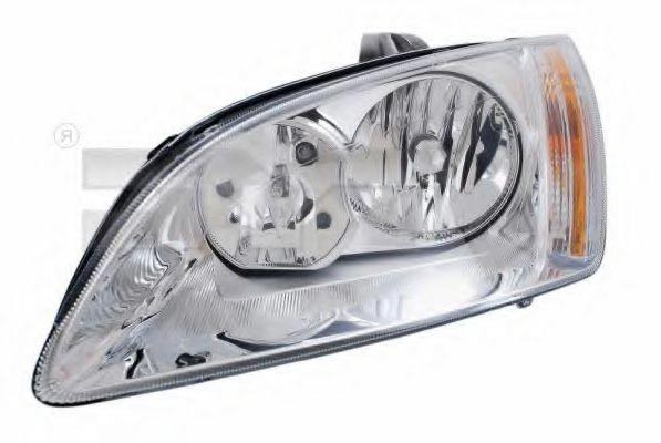 TYC 20-0964-05-2 Headlight Left, H7, H1, without electric motor