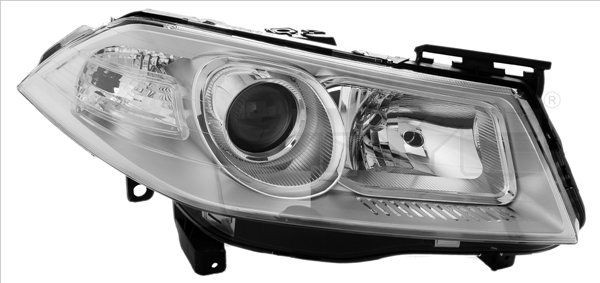 TYC 20-1071-25-2 Headlight Right, H7, H1, for right-hand traffic, with electric motor