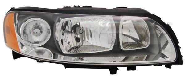 TYC 20-11035-26-2 Headlight Right, H7, H9, for right-hand traffic, with electric motor