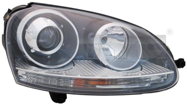 TYC 20-11257-05-2 Headlight Right, D2S, H7, for right-hand traffic, with electric motor, without control unit