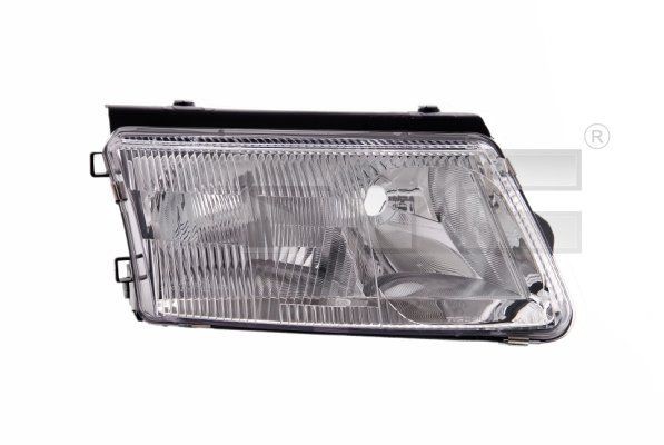 TYC 20-1143-05-2 Headlight Right, H7, H4, with front fog light, for right-hand traffic, without electric motor