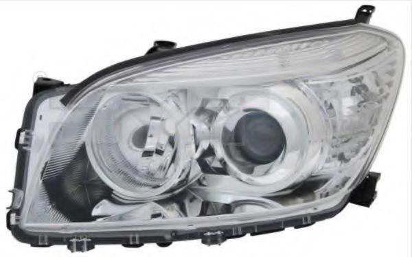 TYC 20-11532-15-2 Headlight Left, HB3, H11, for right-hand traffic, with electric motor