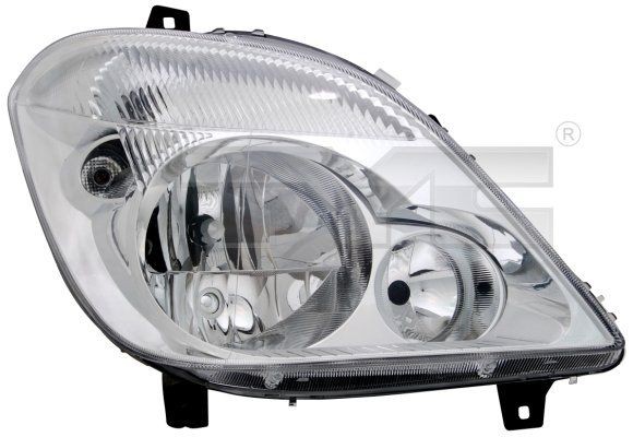 TYC Right, H7/H7, without front fog light, for right-hand traffic, with electric motor Left-hand/Right-hand Traffic: for right-hand traffic, Vehicle Equipment: for vehicles with headlight levelling (electric) Front lights 20-11813-05-2 buy