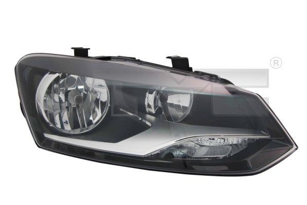 TYC 20-12035-05-2 Headlight Right, H7/H7, for right-hand traffic, with electric motor