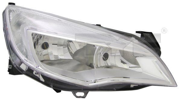 TYC 20-12189-05-2 Headlight Right, H7/H7, W21/5W, with daytime running light, for right-hand traffic, with electric motor