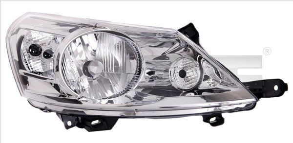Headlights TYC Right, H4, for right-hand traffic, with electric motor - 20-1219-05-2
