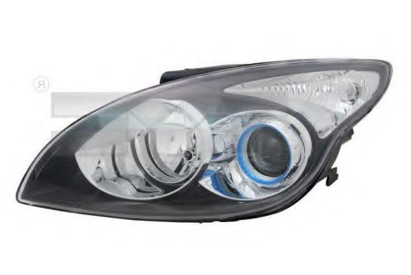 TYC 20-12278-05-2 Headlight Left, H7, H1, for right-hand traffic, without electric motor