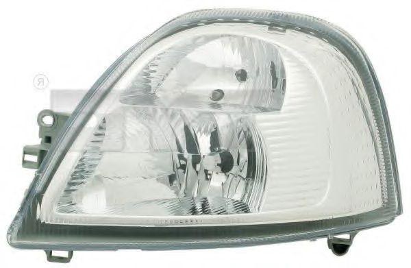 TYC 20-1268-05-2 Headlight Left, H7, H1, for right-hand traffic, with electric motor