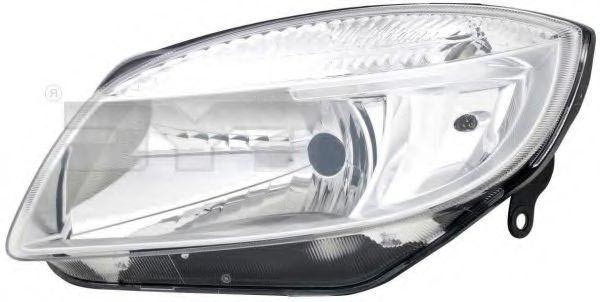 TYC 20-1502-05-2 Headlight Left, H4, for right-hand traffic, with electric motor