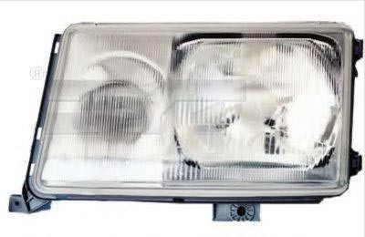 TYC 20-3091-05-2 Headlight Left, H4, H3, with front fog light, with bulb holder