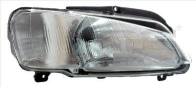 TYC 20-3743-05-2 Headlight Right, H4, with bulb holder, without electric motor
