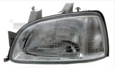 TYC 20-3746-08-2 Headlight Left, H4, without electric motor