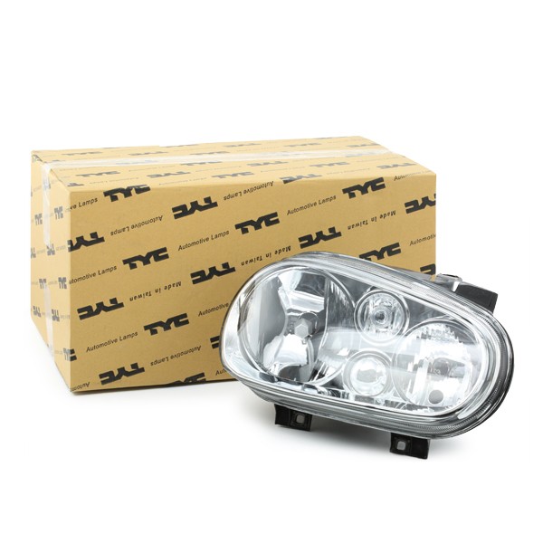 TYC 20-5385-18-2 Headlight Right, H7, H1, without front fog light, for right-hand traffic, without electric motor