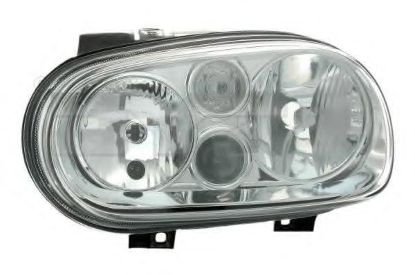 TYC 20-5386-08-2 Headlight Left, H7, H1, H3, with front fog light, for right-hand traffic, without electric motor