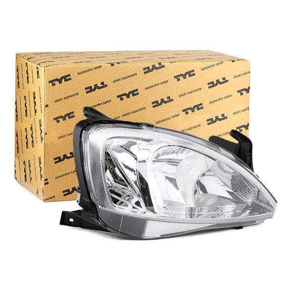 TYC 20-6065-25-2 Headlight Right, H7/H7, for right-hand traffic, without electric motor