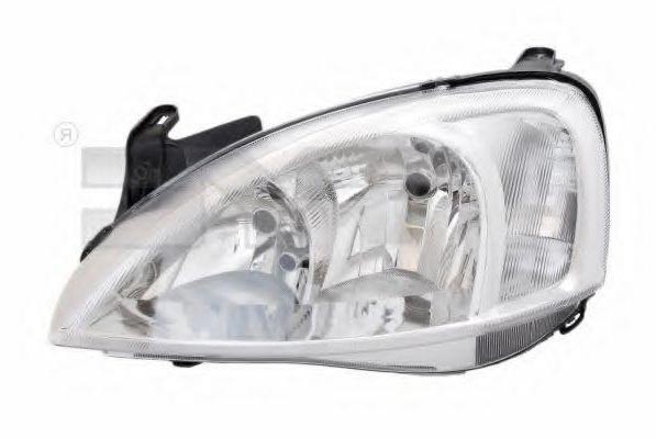 TYC 20-6066-05-2 Headlight Left, H7/H7, for right-hand traffic, without electric motor