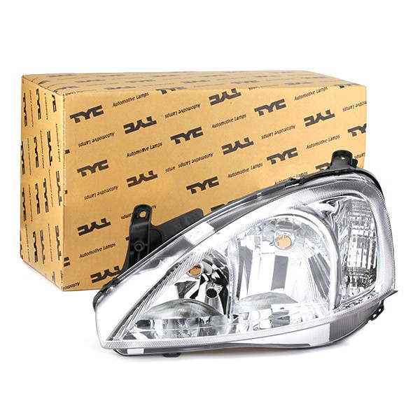 TYC 20-6066-25-2 Headlight Left, H7/H7, for right-hand traffic, without electric motor