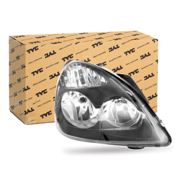 TYC 20-6357-05-2 Headlight Right, H7, H1, for right-hand traffic, without electric motor
