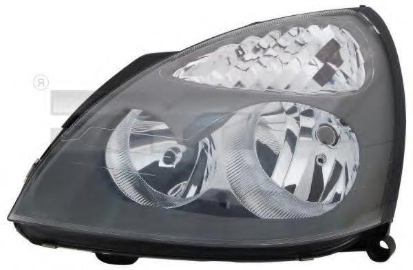 TYC 20-6358-15-2 Headlight Left, H7, H1, for right-hand traffic, without electric motor