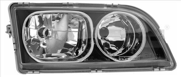 TYC 20-B147-05-2 Headlight Right, H7/H7, for right-hand traffic, without electric motor