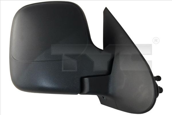 TYC 305-0005 Wing mirror Right, black, Control: cable pull, Convex