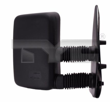 TYC Right, black, Convex, Long mirror arm, for manual mirror adjustment Side mirror 305-0099 buy