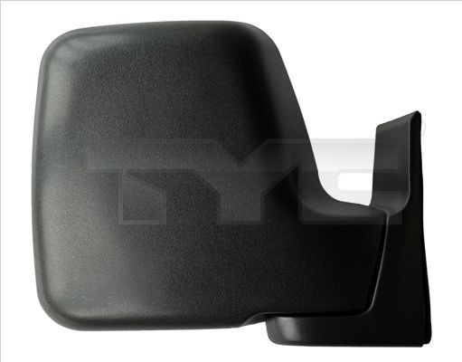 TYC 305-0102 Wing mirror Left, black, Convex, for manual mirror adjustment