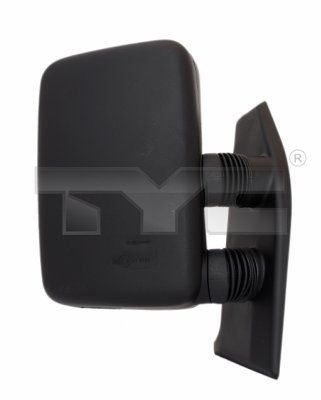 TYC Right, black, Convex, Short mirror arm, for manual mirror adjustment Side mirror 305-0105 buy